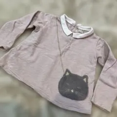 プティマイン 接触冷感 猫ポシェット フリル袖Tシャツ 130 - メルカリ