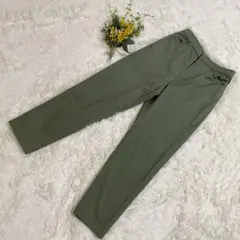 MK MICHEL KLEIN サイズ38カーキカジュアルパンツ お出かけのサムネイル