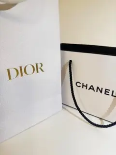 DIOR & CHANEL 紙袋 ブランド