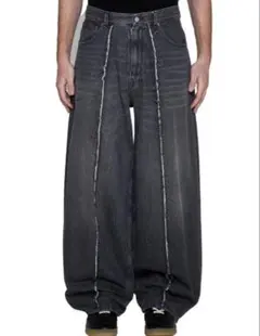 mm6 maison margiela バギーデニム　加工デニム 34のサムネイル