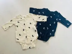 ロンパース 前開き ベビー インナー 肌着 シャツ 70 セット服 秋冬 長袖