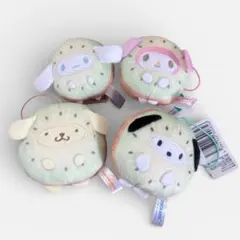 サンリオキャラクターズ フルーツきぐるみマスコット キウイ4点セット