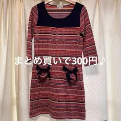 【まとめ買いで300円】SHOO LA RUE ワンピース Lサイズのサムネイル