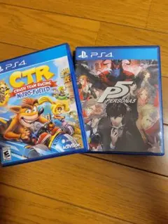 Persona5(日本版)やCTR Nitro Fueled(海外版)セット
