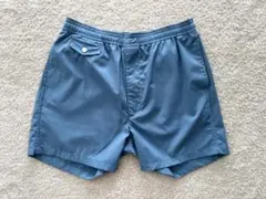 【美品】BEAMS+ ポリエステルウールビーチショーツ サックスブルー S