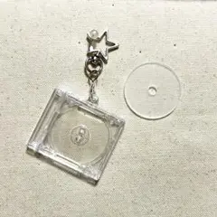 CD キーホルダー ハンドメイド チャーム