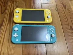 Nintendo Switch Lite イエロー＆ターコイズ セット　ジャンク