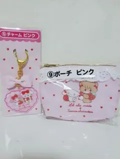 Lil ala mode mikko サンリオ一番くじ ポーチ＆チャーム ピンク