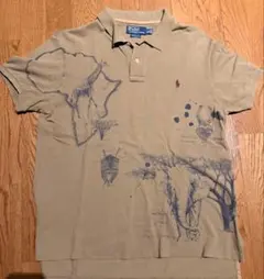 Ralph Lauren 【入手困難】【90s】 アニマル柄 半袖ポロ ベージュ