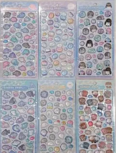 水族館限定　ボンボンドロップシール　６種類