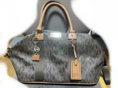 Michael Kors MKロゴ ハンドバッグ ブラウン　バッグのサムネイル