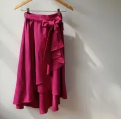 マゼンタ ロングスカート イング