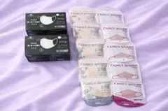 【新品・Lサイズ】立体マスク ＆ 不織布マスク 合計200枚セット