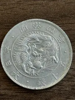 PCGS鑑定済】旭日竜大型50銭銀貨 明治3年 本物保証 - メルカリ