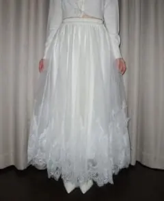 treatürself Clara Tulle Lace Long Skirtのサムネイル