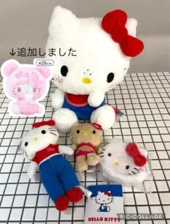 ハローキティ　5点セット　ぬいぐるみ　ポーチ