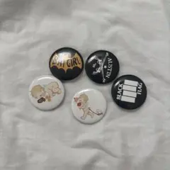 brandy melville缶バッジ5点セット売り