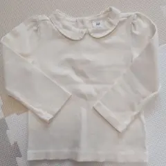 GAP 襟付き長袖Tシャツ 2歳用 アイボリー