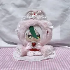 ハンドメイド 着ぐるみ おすわりぬい服 推し活 赤色 白色 桃色 d511