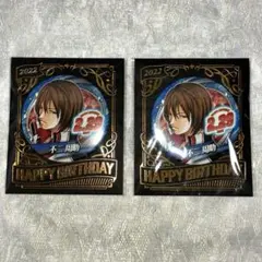 テニプリ　缶バッジ　不二周助