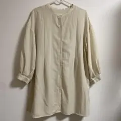 【GLOBALWORK】7部丈 イエロー ブラウス L