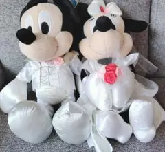 ミッキー＆ミニーウエディングぬいぐるみ