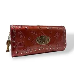 アナスイ ハリー フラップ 長財布 がま口 エナメル ラメ入 ANNASUI アナスイ 長財布 がま口 ルーミー 316901 レディース