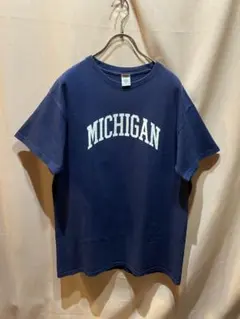 新品 Dubble Works ヘビーウェイト丸胴プリントTシャツ ネイビー M 