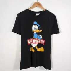 【ディズニー】ドナルドダック GANZ DÜNNES EIS Tシャツ 古着