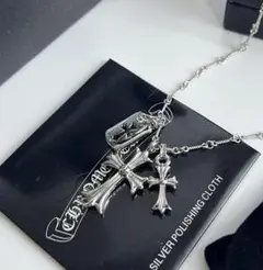Chrome Hearts クロスシールドネックレス