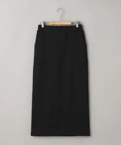 coen REVERSEWARM裏起毛ナロースカート ブラック
