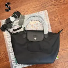未使用新品 LONGCHAMP ルプリアージュハンドバッグSサイズ黒