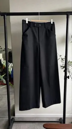 SUNSEA テケテケパンツ ウールワイドパンツ サイズ2 黒のサムネイル