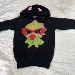 ヒスミニ ミニラ パーカー 大きめ80