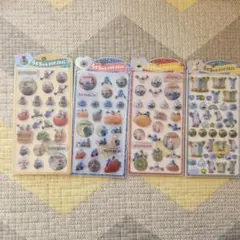 うるちゅるポップシール　スンスン　ノンノン　ゾンゾン　ボンボンドロップシール