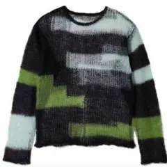 soduk 22SS PATCHWORK KNIT TOPS