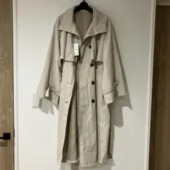 【新品未使用】Riberry スタンドカラーヨーク付き　トレンチコート