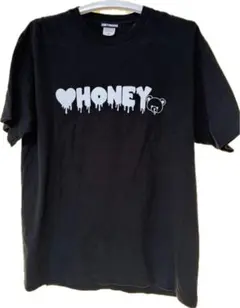 HONEY CINNAMON ロゴプリント 半袖Tシャツ ブラックのサムネイル