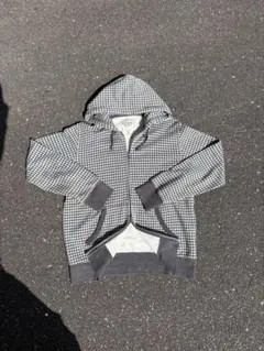 OLD UNIQLO ジップパーカー 総柄 XL Y2K ストリート 古着