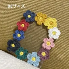 11色お花デコトレカケース (B8硬質ケース)｜韓国 毛糸　ハンドメイド　INI