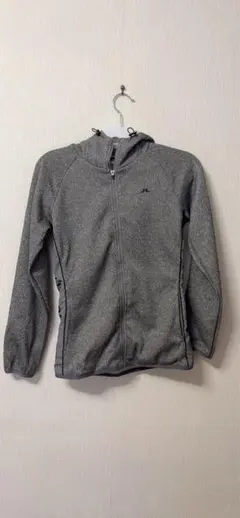 グレー フルジップ フーディ レディースジャケット