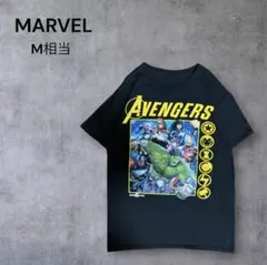 【人気】MARVEL アベンジャーズ GAMERVERSE Tシャツ 黒 M相当