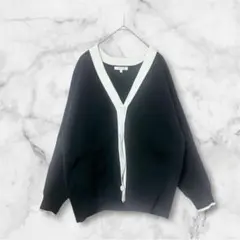 GLOBAL WORK グローバルワーク カーディガン Ｖネック バイカラー