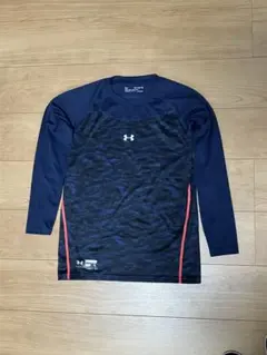 Under Armour HeatGear 長袖シャツ YXL ネイビー160㎝