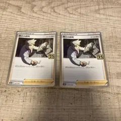 博士の研究 S8a 25thアニコレ2枚セット　オーキド博士　ポケモンカード