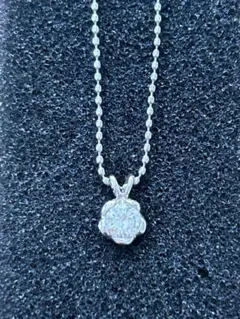 天然ダイヤモンド ネックレス 0.432ct Pt900 Pt850 プラチナ - メルカリ