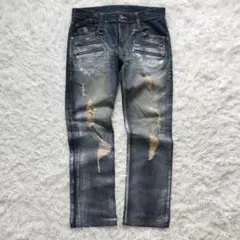 【美品】archive Y2K denim glange gimikku 00sのサムネイル