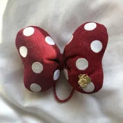 ミニー リボン ヘアゴム 大 スクバ