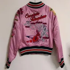 【希少】co&Lu ココルル/スカジャン ハワイ諸島 刺繍 y2k 平成ギャル