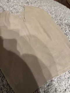 UNIQLO XL ベージュ ニットベスト